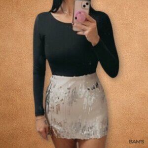 Aeropostale Long Sleeve Seriously Soft Smooth Ballet Bodysuit | Size M